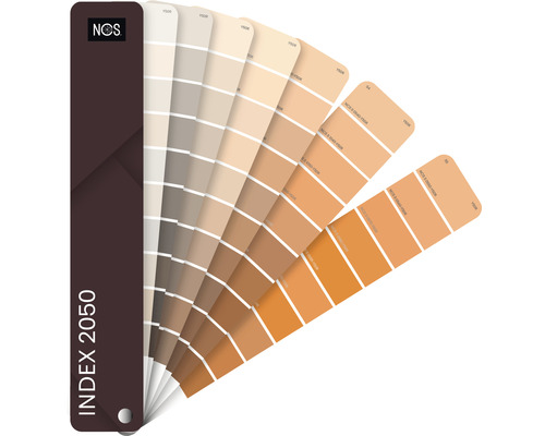 Nuancier avec différentes teintes