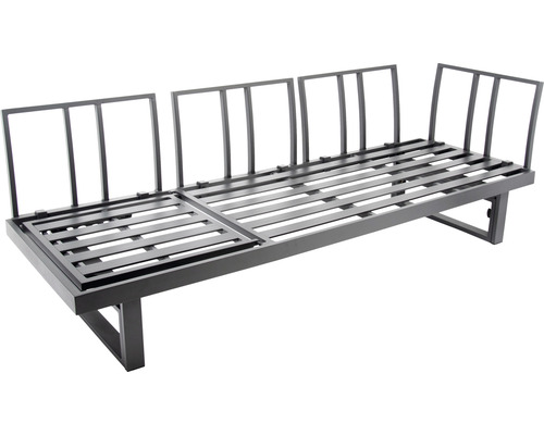 Structure métallique pour banc de jardin