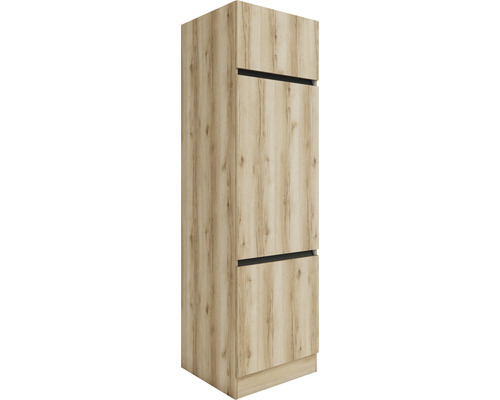 Meuble bas de cuisine avec deux tiroirs aspect bois