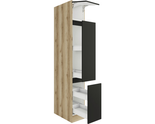 Armoire haute de cuisine avec tiroirs et porte