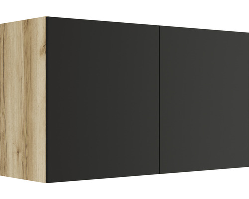 Wandschrank mit zwei Türen und Holzdekor