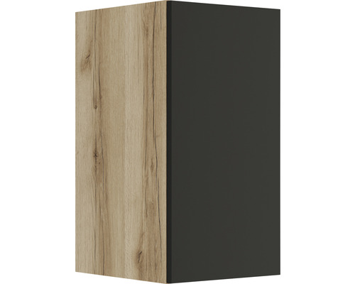 Meuble haut avec décor en bois et surface lisse