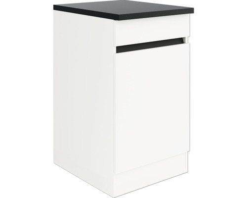 Meuble bas avec tiroir et plan de travail