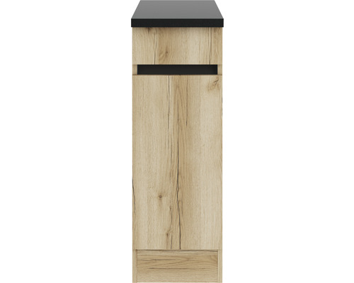 Meuble sous-lavabo aspect bois avec tiroir