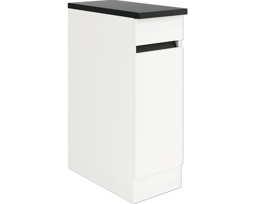 Meuble bas Optifit avec tiroir et porte pivotante Luca932 lxpxh 30x60x88 cm blanc mat démonté tirant réversible (montage à gauche ou à droite) Meuble bas Optifit avec tiroir et porte pivotante Luca932 lxpxh 30x60x88 cm blanc mat démonté tirant réversible (montage à gauche ou à droite)
