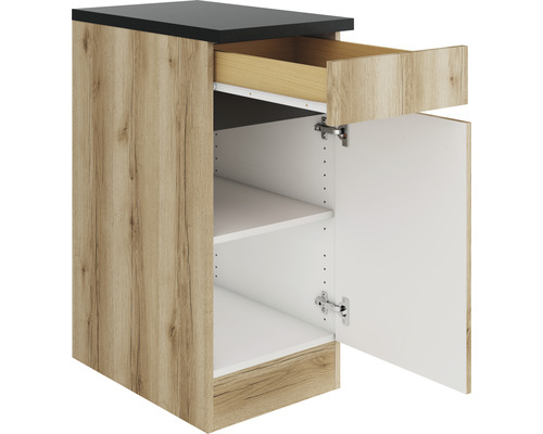 Meuble bas avec tiroir et porte pour cuisines