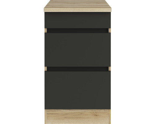 Meuble de salle de bains avec deux tiroirs