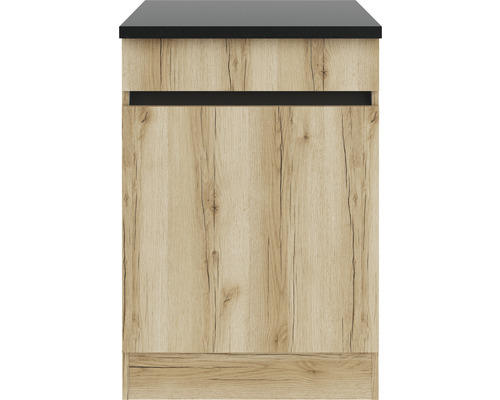 Meuble bas avec porte et plan de travail