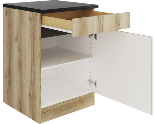 Meuble bas de cuisine avec tiroir et porte