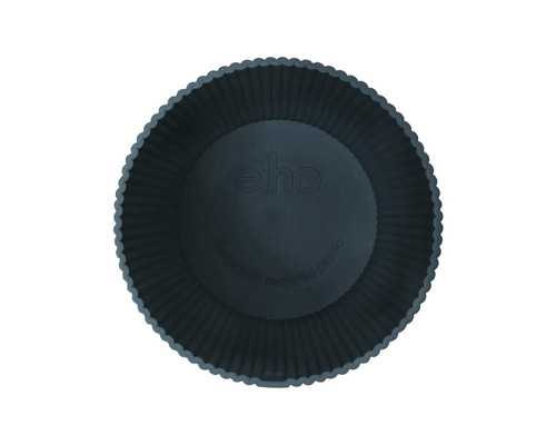 Pot de fleurs en plastique recyclé, vue intérieure