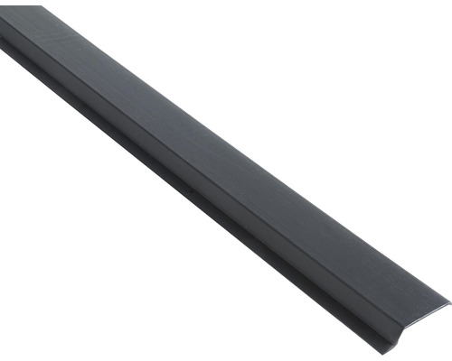 Profilé de nappe à excroissances plastique noir 2000x25x80 mm Profilé d''angle en plastique pour aménagement intérieur