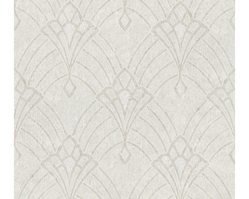 Papier peint intissé 38094-3 Mata Hari Art-Deco beige Papier peint avec motif Art déco