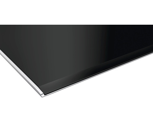 Plaque de cuisson vitrocéramique avec cadre en acier inoxydable