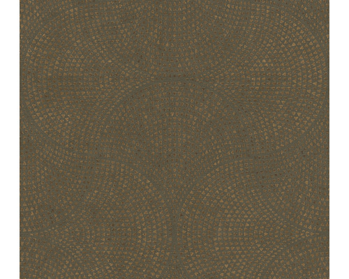 Papier peint intissé 38027-3 Cuba Art Deco mosaïque marron