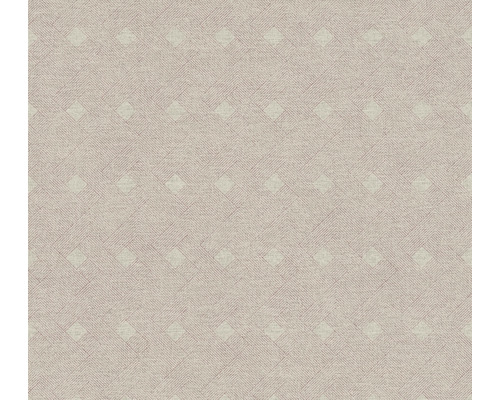 Papier peint intissé 38029-2 Cuba losanges beige rouge