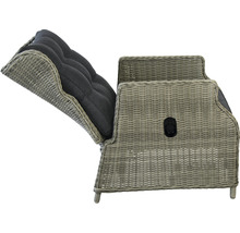 Gartenmöbel Auflagenbox aus Polyrattan mit Kissen