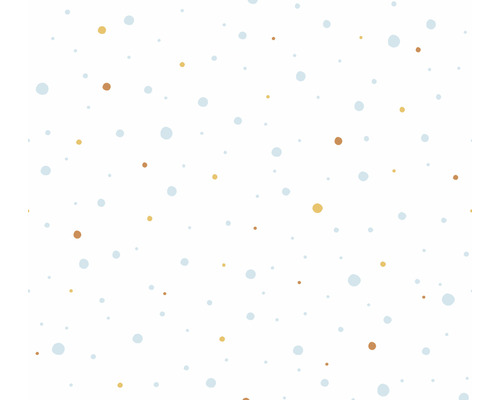 Vliestapete 38116-2 Little Love Punkte blau gelb Punktmuster Tapetendesign