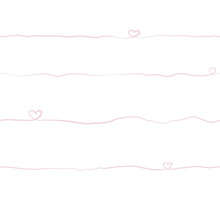 Papier peint avec motif de lignes en forme de cœur