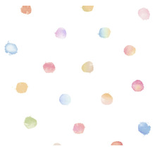 Motifs à pois avec des couleurs aquarelles