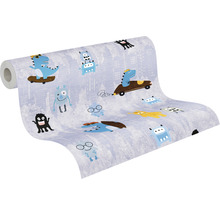 Tapetenrolle mit Monster Motiven