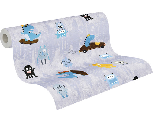 Tapetenrolle mit Monster Motiven