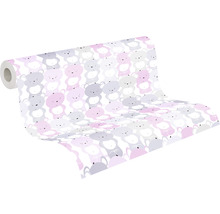 Rouleau de papier peint avec motif ours pour chambre d''enfant