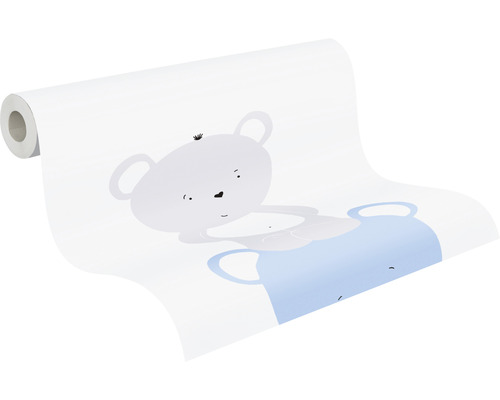 Rouleau de papier peint avec motif d''ours pour chambre d''enfant