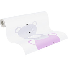 Tapetenrolle mit Bärenmuster für Kinderzimmer