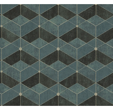 Papier peint à motif géométrique de cubes