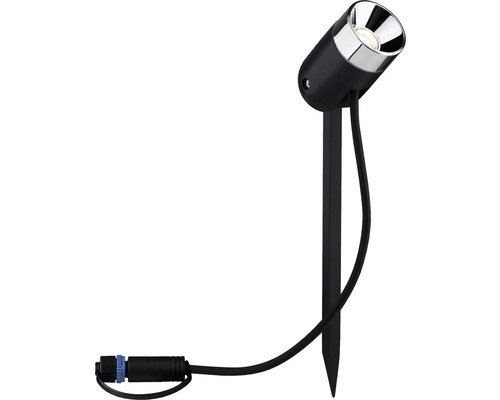 Projecteur de jardin avec piquet de terre et câble de raccordement