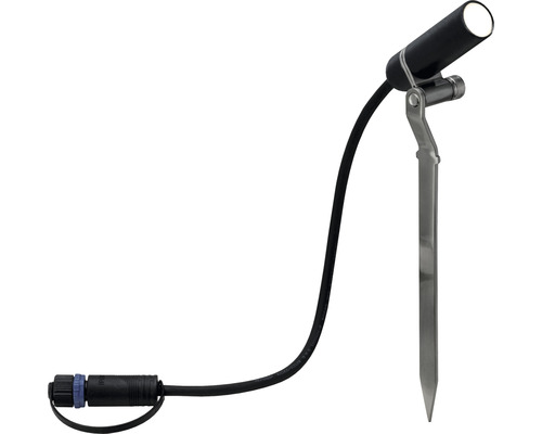 Gartenstrahler mit Erdspieß und Kabel