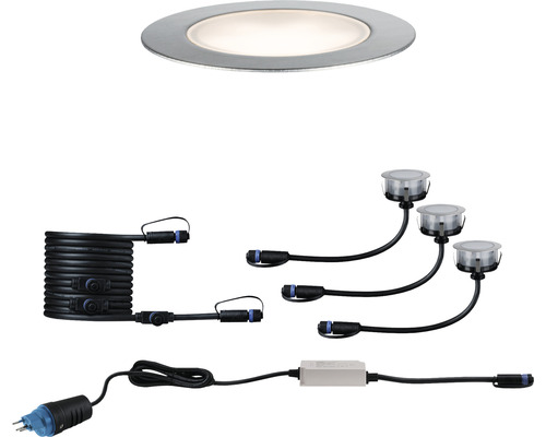 Kit de spots encastrables avec câbles et fiches
