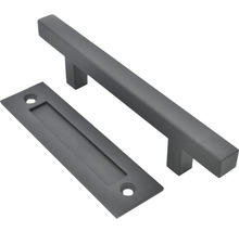 Poignée de porte coulissante et cuvette pour portes coulissantes