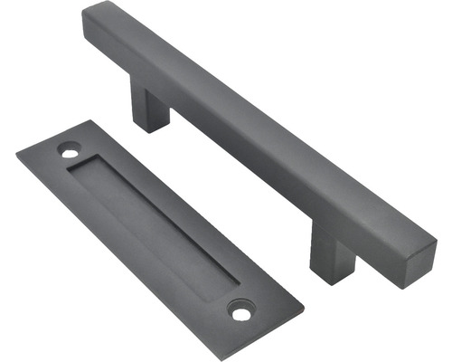 Poignée de porte coulissante et cuvette pour portes coulissantes