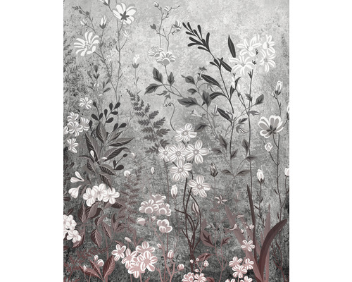 Papier peint panoramique intissé LJX4-017 Le Jardin Moonlight Flowers 4 pces 200 x 250 cm