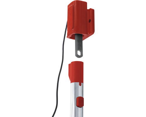 Raccord de brosse de nettoyage pour piscines avec manche télescopique