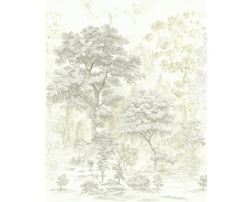 Papier peint panoramique intissé LJX4-025 Le Jardin Noble Trees 4 pces 200 x 250 cm