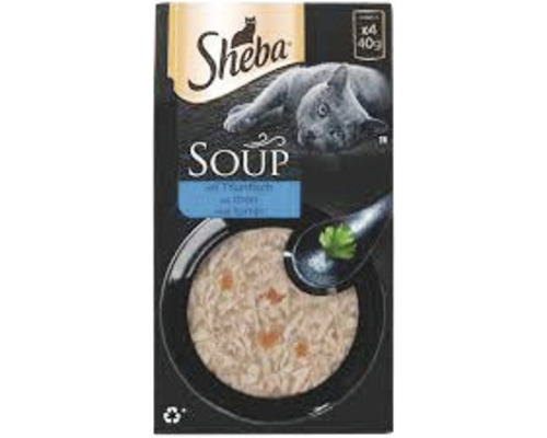 Sheba Classic Soup filet de thon 4x40g
