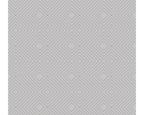 Papier peint intissé 37758-7 Attractive effet 3D marron Motif géométrique de papier peint avec des losanges