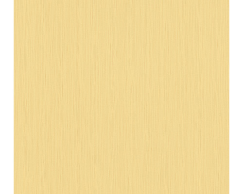 Papier peint intissé 3782-48 Attractive uni jaune Papier peint avec une fine structure
