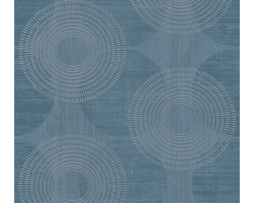 Papier peint intissé 37832-5 Attractive cercles bleu