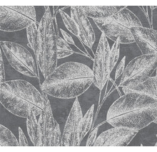 Papier peint intissé 37836-4 Attractive feuilles noir