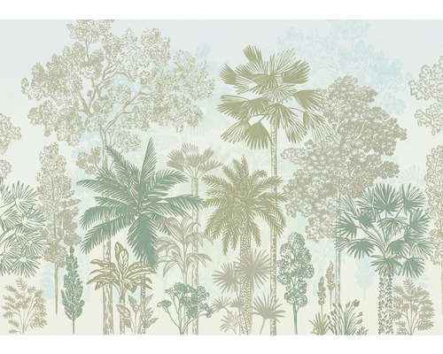 Papier peint panoramique intissé LJX7-047 Le Jardin Milla de Palma 7 pces 350 x 250 cm