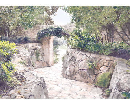 Papier peint panoramique intissé LJX7-051 Le Jardin Passage 7 pces 350 x 250 cm