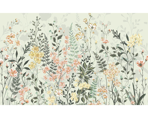Papier peint panoramique intissé LJX8-057 Le Jardin Hay Meadow 8 pces 400 x 250 cm