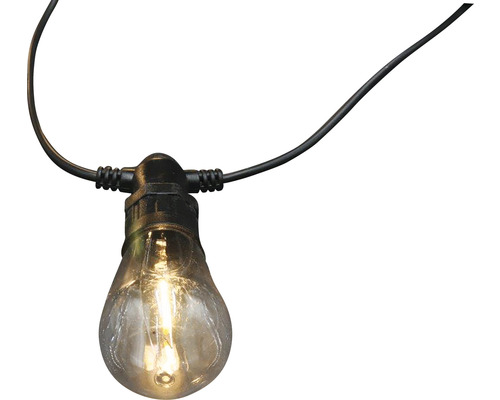 Ampoule sur guirlande lumineuse