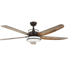 Deckenventilator mit fünf Flügeln und Beleuchtung