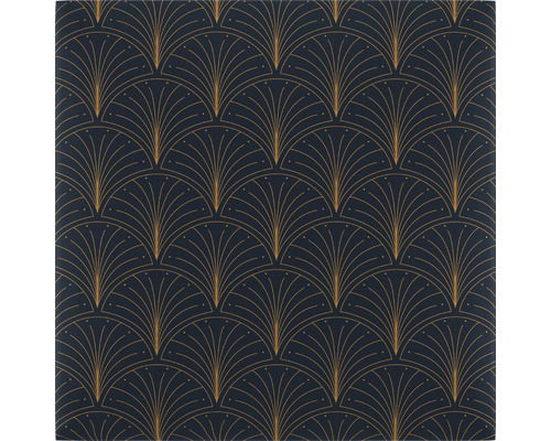 Dekorative Wandfliese mit Fächer-Muster