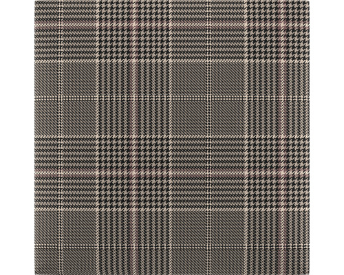 Tissu à motifs avec pied-de-poule et carreaux.