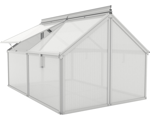 Serre avec lucarne et porte